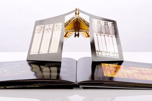 Pop up Seite aus dem Buch Frank LLoyd Wright in Pop up
