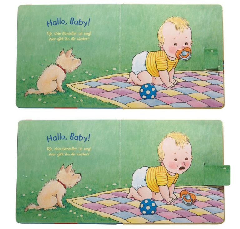 Stilisiertes Essensstandmodell aus Papier mit zwei Figuren und dem Namen "BÜDCHEN".