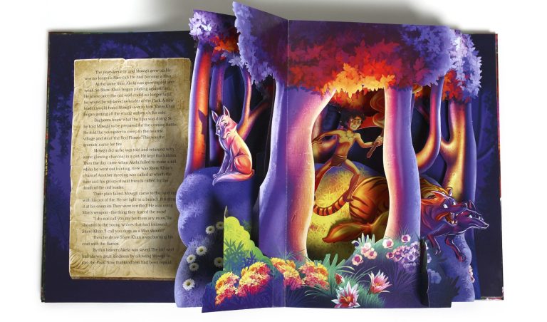 Stilisiertes Essensstandmodell aus Papier mit zwei Figuren und dem Namen "BÜDCHEN".