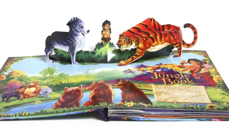 Papier Modell eines Imbissstands mit zwei Personen als Pop up